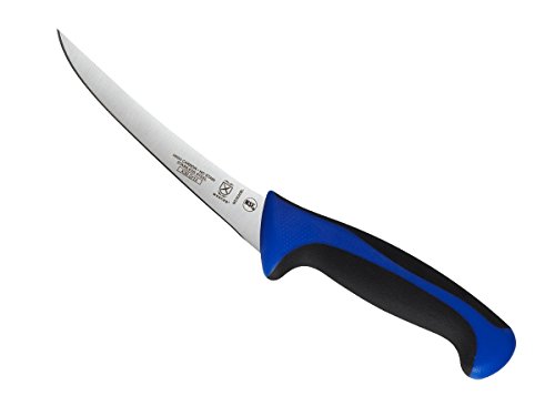 Mercer Culinary Millennia Blue Handle, 6-Inch Curved, Boning Knife