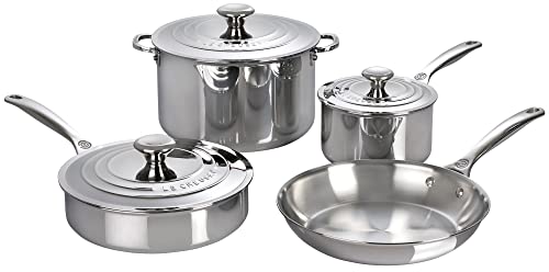 Le Creuset Tri-Ply Stainless Steel 7 pc. Cookware Set