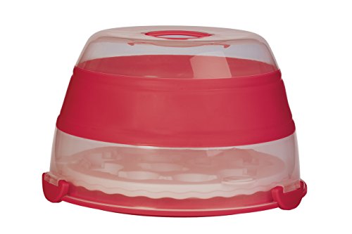 PrepWorks BCC-1AZ Carrier, 24 Cupcakes, 2 Layer, Red