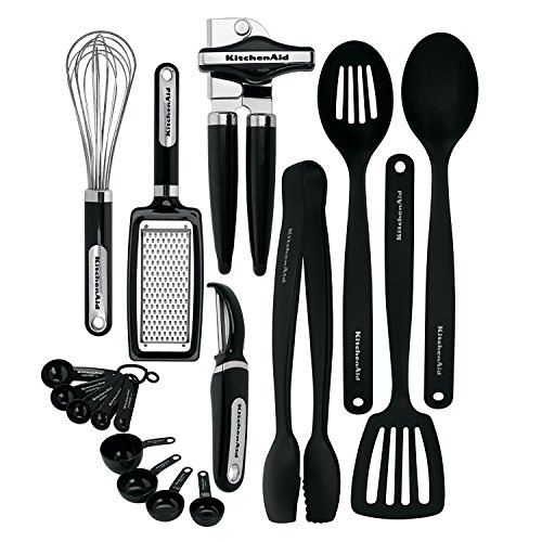 KitchenAid Classic Tool and Gadget Set, 17-pc, Black