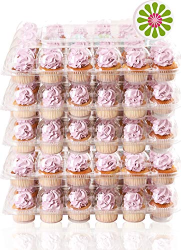 Stack-n-Go Cupcake Containers [24 Pack] (5, 5 Sets)