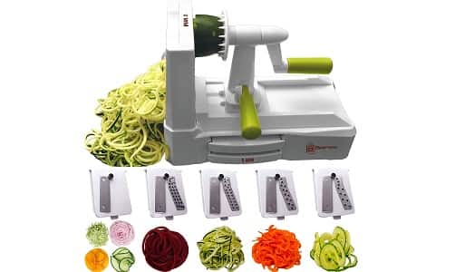 Brieftons 5-Blade Spiralizer