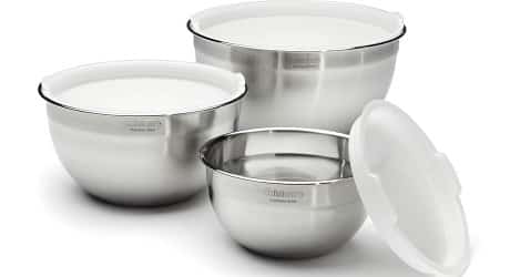 Cuisinart CTG-00-SMB 3-Piece Stainless Steel Mixing Bowl Set