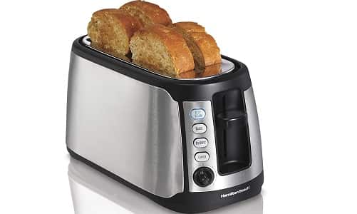 Hamilton Beach 4-Slice Long Slot Keep Warm Toaster