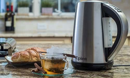 Epica 6-Temperature Variable Stainless Steel Cordless Electric Kettle