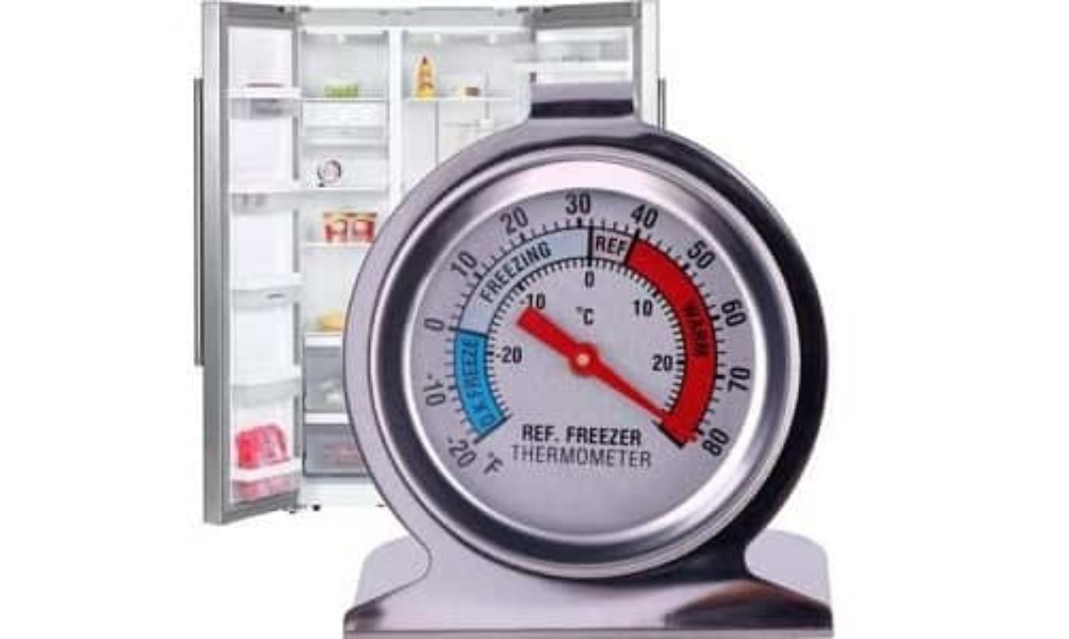 CalmTime Classic Series Large Dial Thermometer Refrigerator Thermometer Freezer Thermometer with Safety Zones