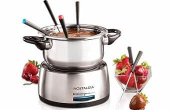 Nostalgia FPS200 6-Cup Stainless Steel Electric Fondue Pot