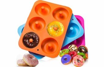 3-Pack Silicone Donut Baking Pan