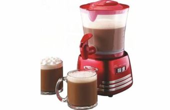 Nostalgia HCM700RETRORED Retro 32-Ounce Hot Chocolate Maker