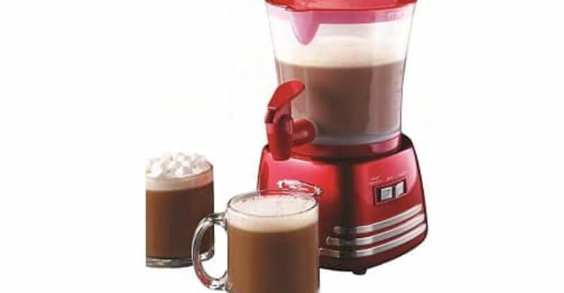 Nostalgia HCM700RETRORED Retro 32-Ounce Hot Chocolate Maker