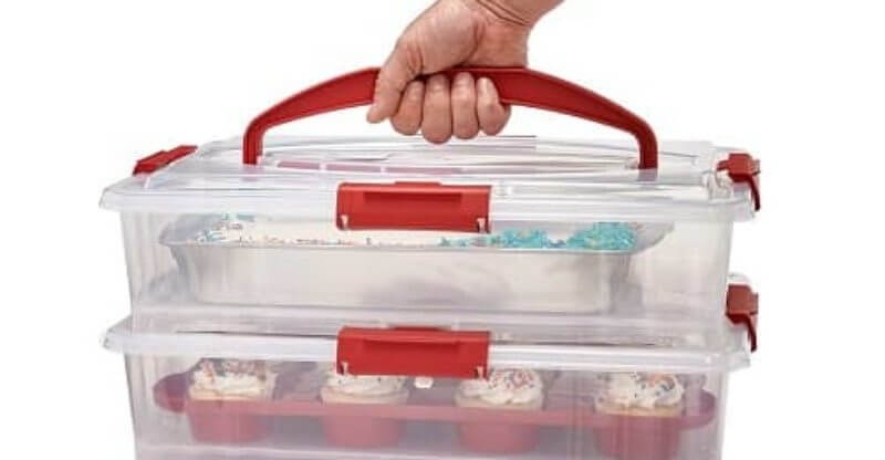 Buddeez 19202R-ONL 19202R Cake and Cupcake Carrier