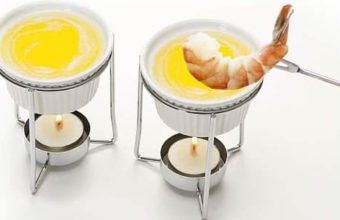 Prepworks by Progressive Ceramic Butter Warmer Fondue Set