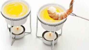 Prepworks by Progressive Ceramic Butter Warmer Fondue Set