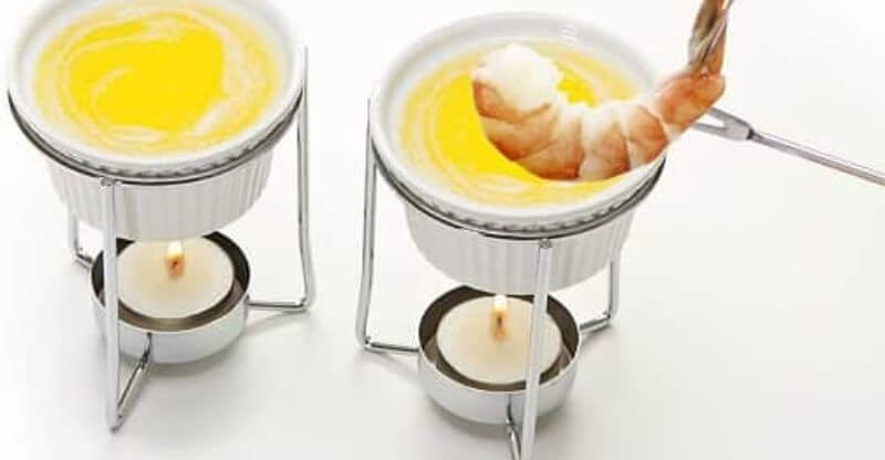 Prepworks by Progressive Ceramic Butter Warmer Fondue Set