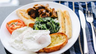 Best Breakfast egg griddle sausages set